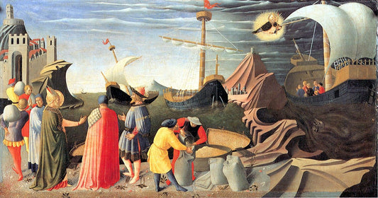 St. Nicolas Saving a Ship at See, Propagation of Wheat